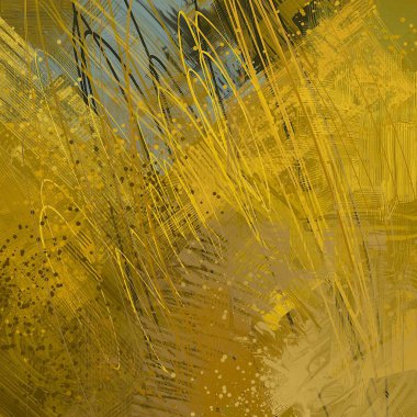sarı boya ile soyut arka plan