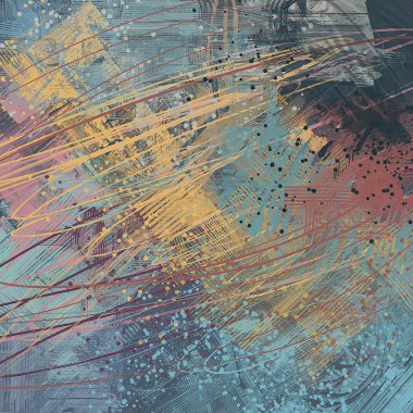 Farklı renk kalıplarına sahip soyut grunge arkaplanı