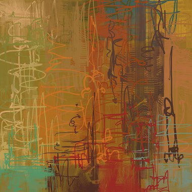 Farklı renk kalıplarına sahip soyut grunge arkaplanı