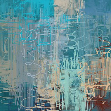 Farklı renk kalıplarına sahip soyut grunge arkaplanı