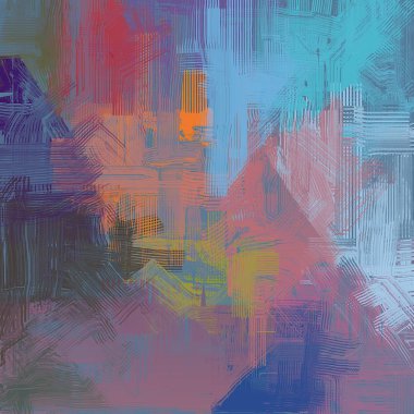 Farklı renk kalıplarına sahip soyut grunge arkaplanı