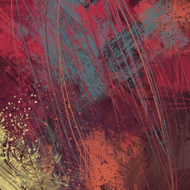 Farklı renk kalıplarına sahip soyut grunge arkaplanı