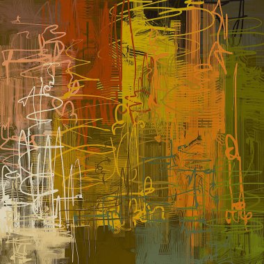 Farklı renk kalıplarına sahip soyut grunge arkaplanı