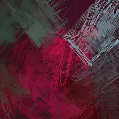 Metin için alanı olan soyut fraktal arkaplan