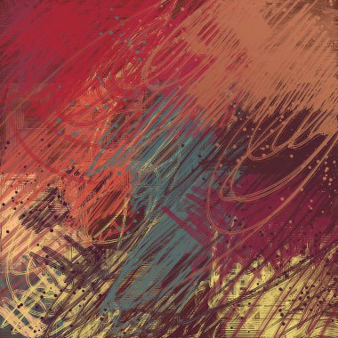 Farklı renk kalıplarına sahip soyut grunge arkaplanı