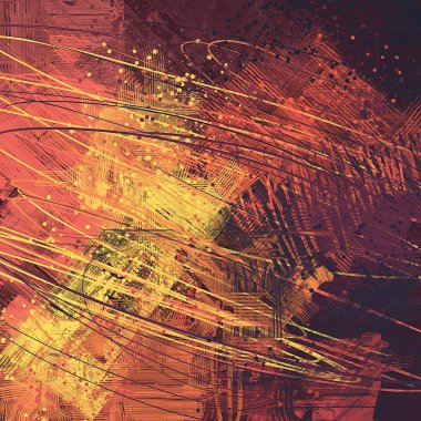 Farklı renk kalıplarına sahip soyut grunge arkaplanı