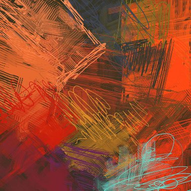 Farklı renk kalıplarına sahip soyut grunge arkaplanı