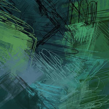 Metin için alanı olan soyut fraktal arkaplan