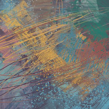 Farklı renk kalıplarına sahip soyut grunge arkaplanı