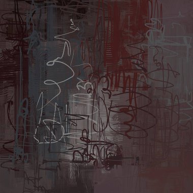 farklı unsurlar ile grunge arka plan