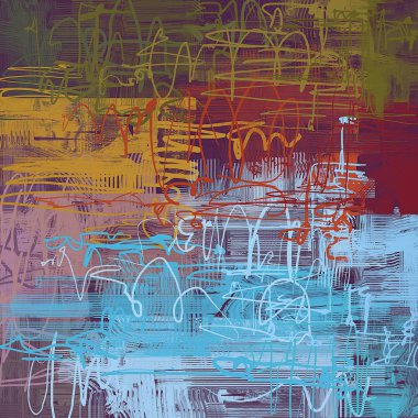 Farklı renk kalıplarına sahip soyut grunge arkaplanı