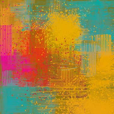 Farklı renk kalıplarına sahip soyut grunge arkaplanı