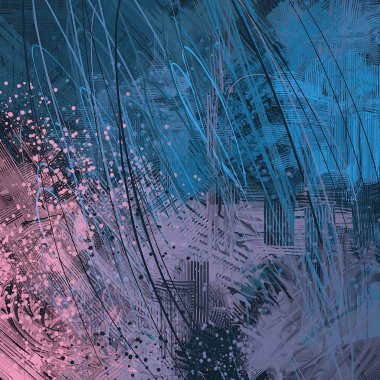 Farklı renk kalıplarına sahip soyut grunge arkaplanı