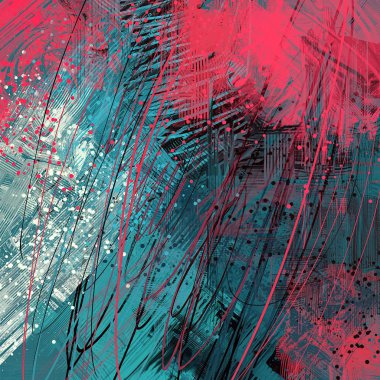 Farklı renk kalıplarına sahip soyut grunge arkaplanı