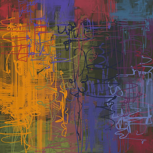 abstract grunge background with different color patterns