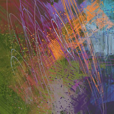 Farklı renk kalıplarına sahip soyut grunge arkaplanı