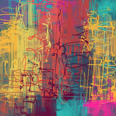 Farklı renk kalıplarına sahip soyut grunge arkaplanı