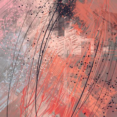 Grunge desenleri ile soyut arka plan