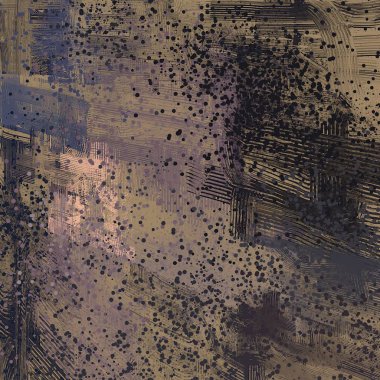 farklı Vintage desenleri ile eski grunge arka plan