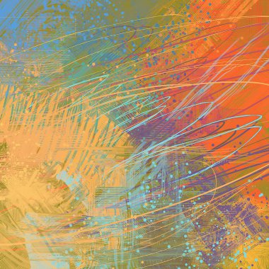 Metin için alanı olan renkli arkaplan