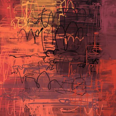 Vintage elemanları ile grunge arka plan