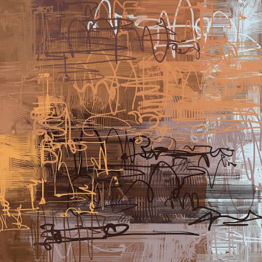 Vintage elemanları ile grunge arka plan