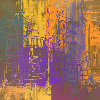 Farklı renk kalıplarına sahip soyut grunge arkaplanı