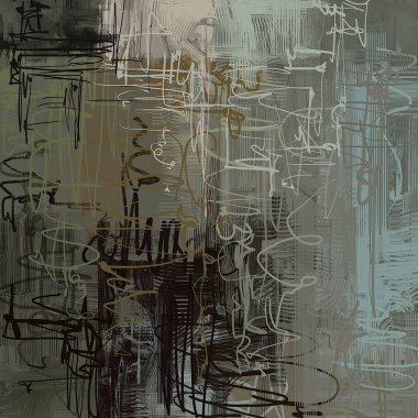 Vintage elemanları ile grunge arka plan