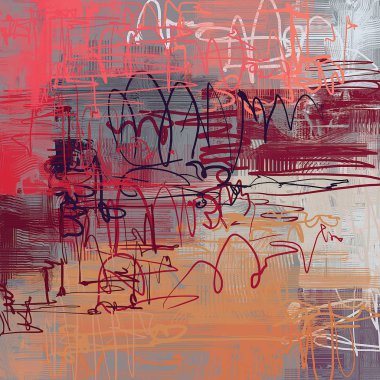 Vintage elemanları ile grunge arka plan