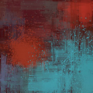 Farklı renk kalıplarına sahip soyut grunge arkaplanı