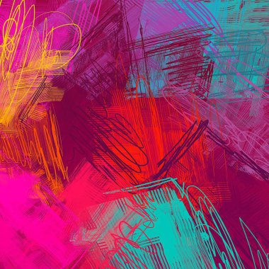 Farklı renk kalıplarına sahip soyut grunge arkaplanı