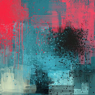 Farklı renk kalıplarına sahip soyut grunge arkaplanı