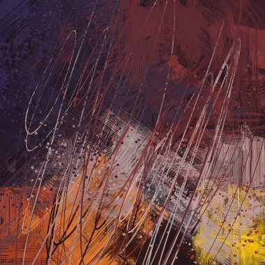 Farklı renk kalıplarına sahip soyut grunge arkaplanı