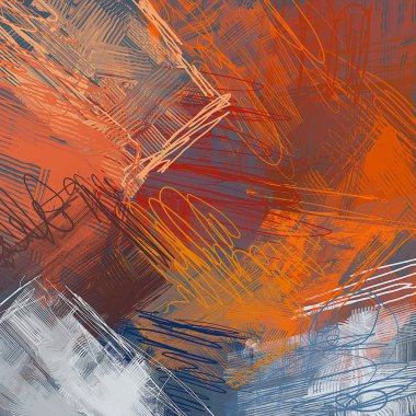 Farklı renk kalıplarına sahip soyut grunge arkaplanı