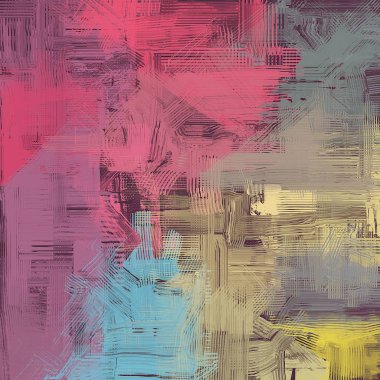 farklı Vintage desenleri ile grunge arka plan