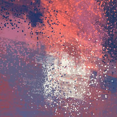 farklı Vintage desenleri ile grunge arka plan