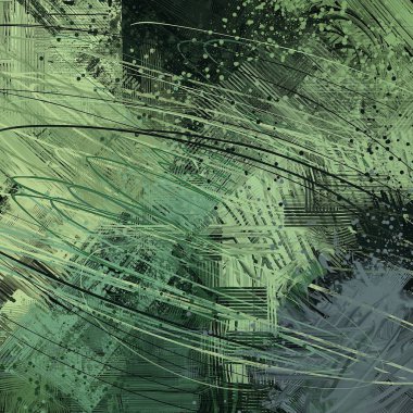 farklı Vintage desenleri ile grunge arka plan