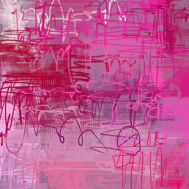 farklı Vintage desenleri ile grunge arka plan