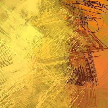 Metin için alanı olan soyut fraktal arkaplan