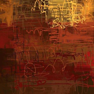 Metin için alanı olan soyut fraktal arkaplan