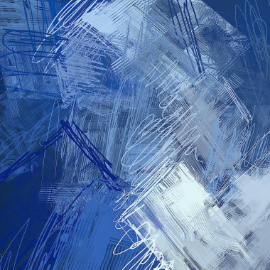 Metin için alanı olan soyut fraktal arkaplan