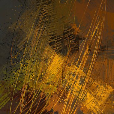 Metin için alanı olan soyut fraktal arkaplan