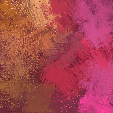 Metin için alanı olan soyut fraktal arkaplan