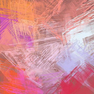 Metin için alanı olan soyut fraktal arkaplan