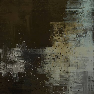 Metin için alanı olan soyut fraktal arkaplan