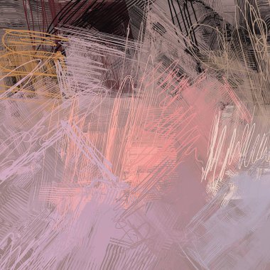 Metin için alanı olan soyut fraktal arkaplan