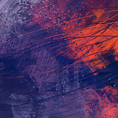 Farklı renk kalıplarına sahip soyut grunge arkaplanı