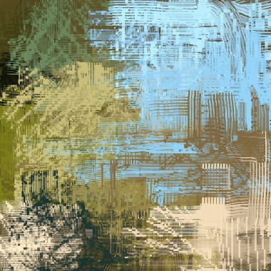 farklı Vintage desenleri ile grunge arka plan