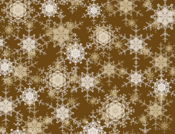 Fondo Navidad Abstracto Con Copos Nieve — Foto de Stock