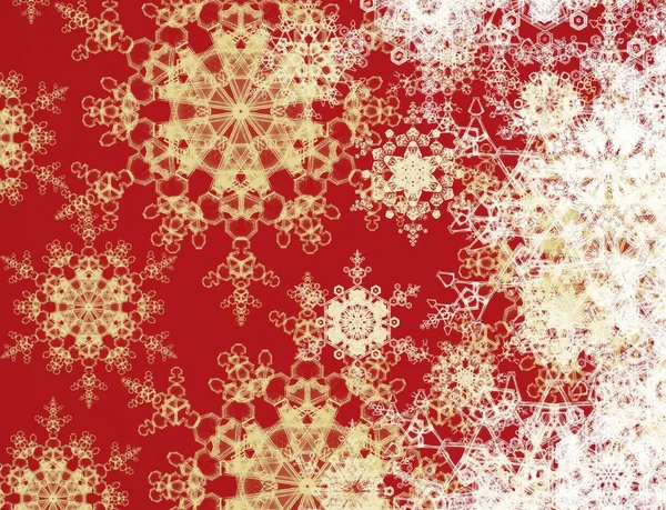 Abstract Seamless Background Snowflakes — Stock Photo, Image